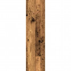 Kirjahylly vanha puu 80x30x114 cm tekninen puu (57938)