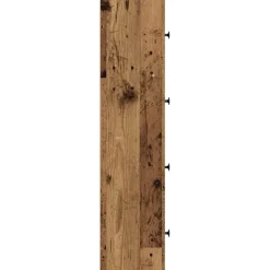Kirjahylly vanha puu 40x24x102 cm tekninen puu (60380)