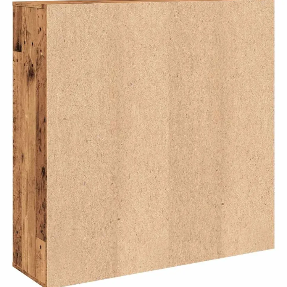 Kirjahylly vanha puu 98x29x97,5 cm tekninen puu (55966)