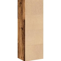 Kirjahylly vanha puu 40x30x114 cm tekninen puu (57874)