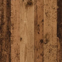 Kirjahylly vanha puu 40x30x114 cm tekninen puu (57874)