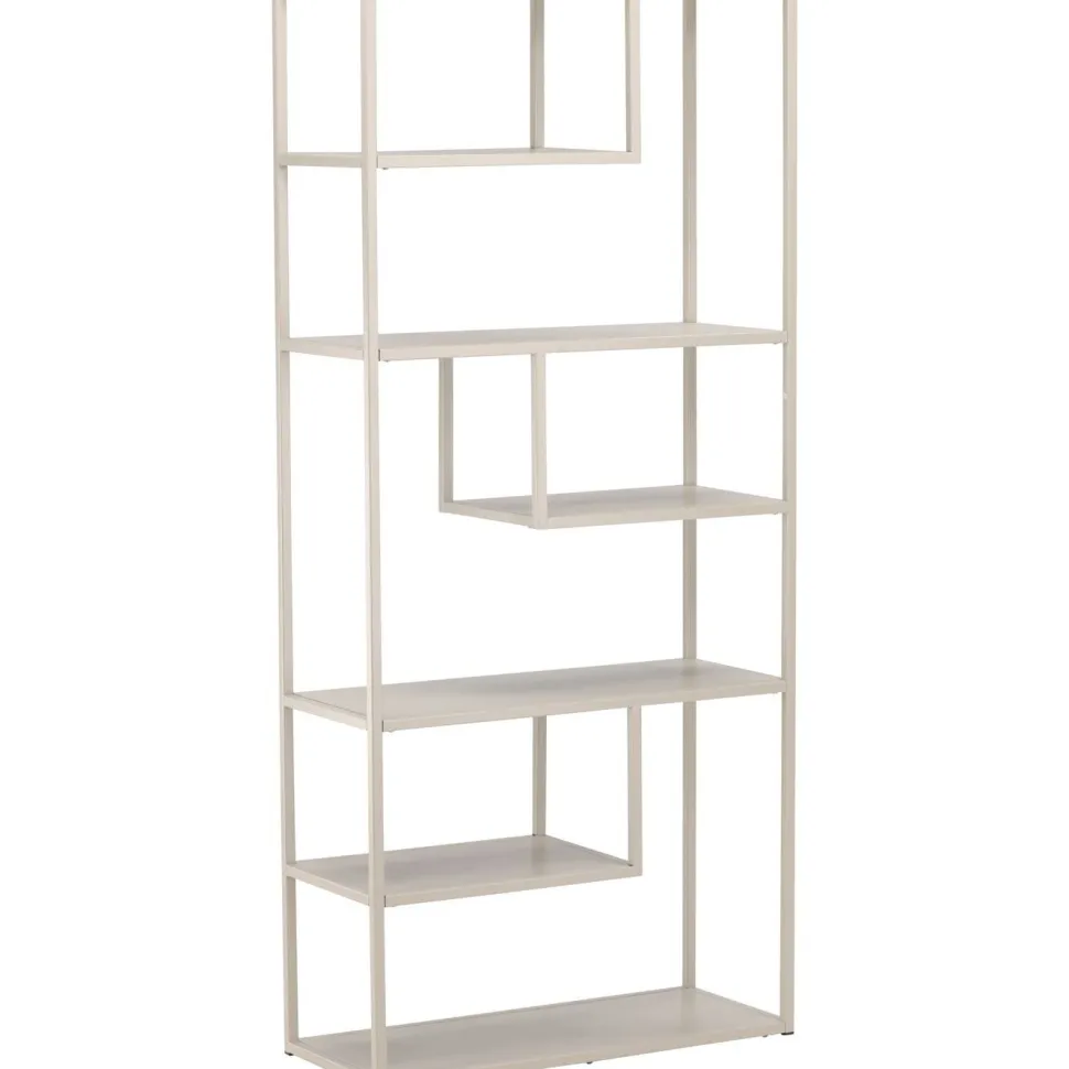 Kirjahylly Venture Home Staal korkeareunainen beige