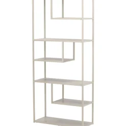 Kirjahylly Venture Home Staal korkeareunainen beige