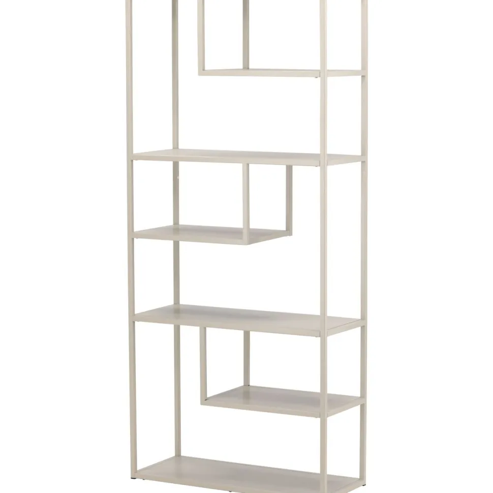 Kirjahylly Venture Home Staal korkeareunainen beige