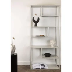 Kirjahylly Venture Home Staal korkeareunainen beige