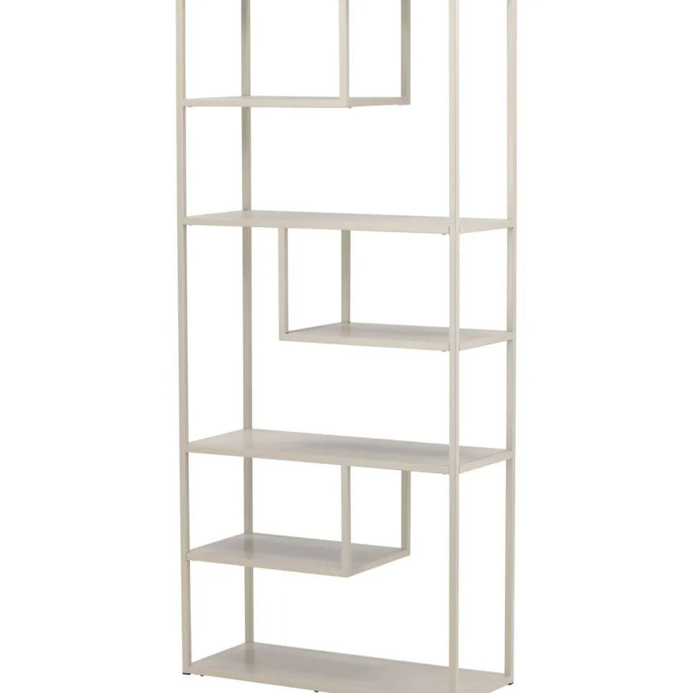 Kirjahylly Venture Home Staal korkeareunainen beige