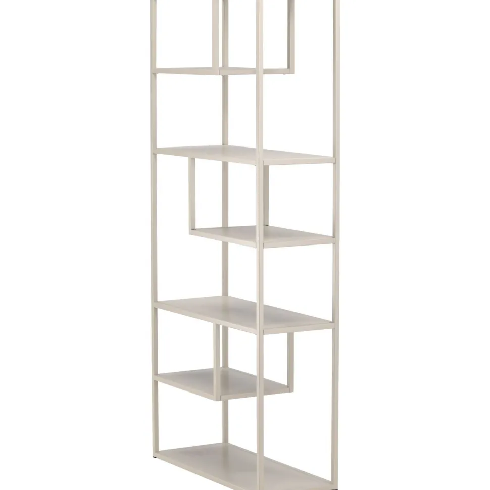 Kirjahylly Venture Home Staal korkeareunainen beige