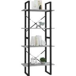 Kirjahylly 60x30x70-140cm, eri kokoja/materiaaleja ja värejä