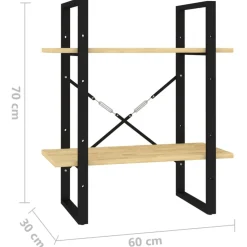Kirjahylly 60x30x70-140cm, eri kokoja/materiaaleja ja värejä