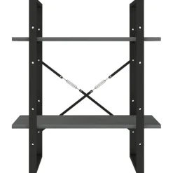 Kirjahylly 60x30x70-140cm, eri kokoja/materiaaleja ja värejä