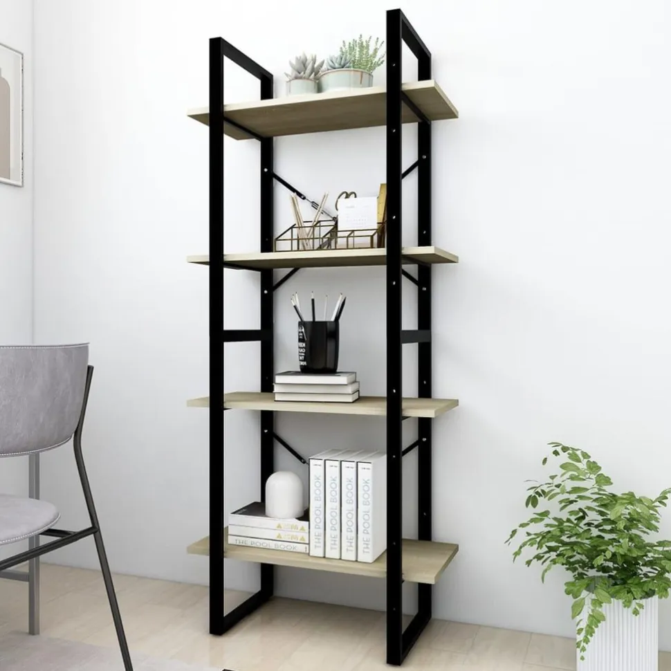 Kirjahylly 60x30x70-140cm, eri kokoja/materiaaleja ja värejä
