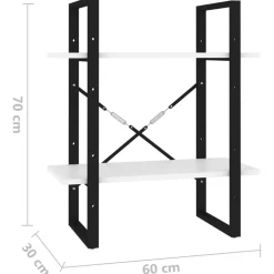 Kirjahylly 60x30x70-140cm, eri kokoja/materiaaleja ja värejä