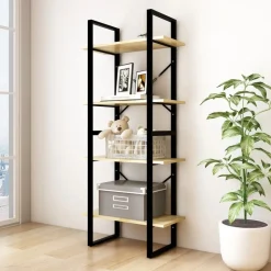 Kirjahylly 60x30x70-140cm, eri kokoja/materiaaleja ja värejä