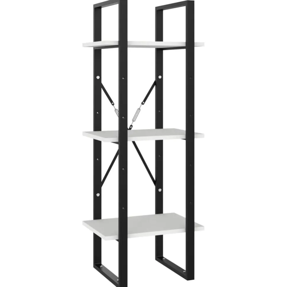 Kirjahylly 40x30x105-210cm, eri materiaaleja/kokoja ja värejä