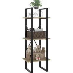 Kirjahylly 40x30x105-210cm, eri materiaaleja/kokoja ja värejä