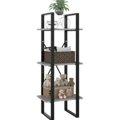 Kirjahylly 40x30x105-210cm, eri materiaaleja/kokoja ja värejä