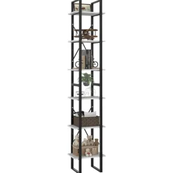 Kirjahylly 40x30x105-210cm, eri materiaaleja/kokoja ja värejä