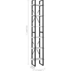 Kirjahylly 40x30x105-210cm, eri materiaaleja/kokoja ja värejä