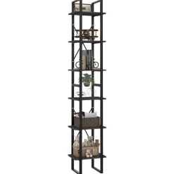Kirjahylly 40x30x105-210cm, eri materiaaleja/kokoja ja värejä