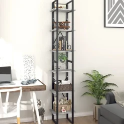 Kirjahylly 40x30x105-210cm, eri materiaaleja/kokoja ja värejä