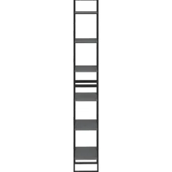 Kirjahylly 40x30x105-210cm, eri materiaaleja/kokoja ja värejä