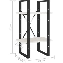Kirjahylly 40x30x70-140cm, eri materiaaleja/kokoja ja värejä