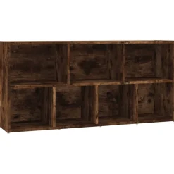 Kirjahylly 50x25x106 cm harmaa