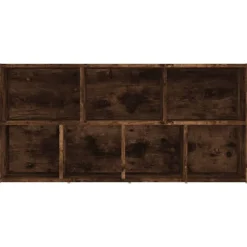 Kirjahylly 50x25x106 cm harmaa