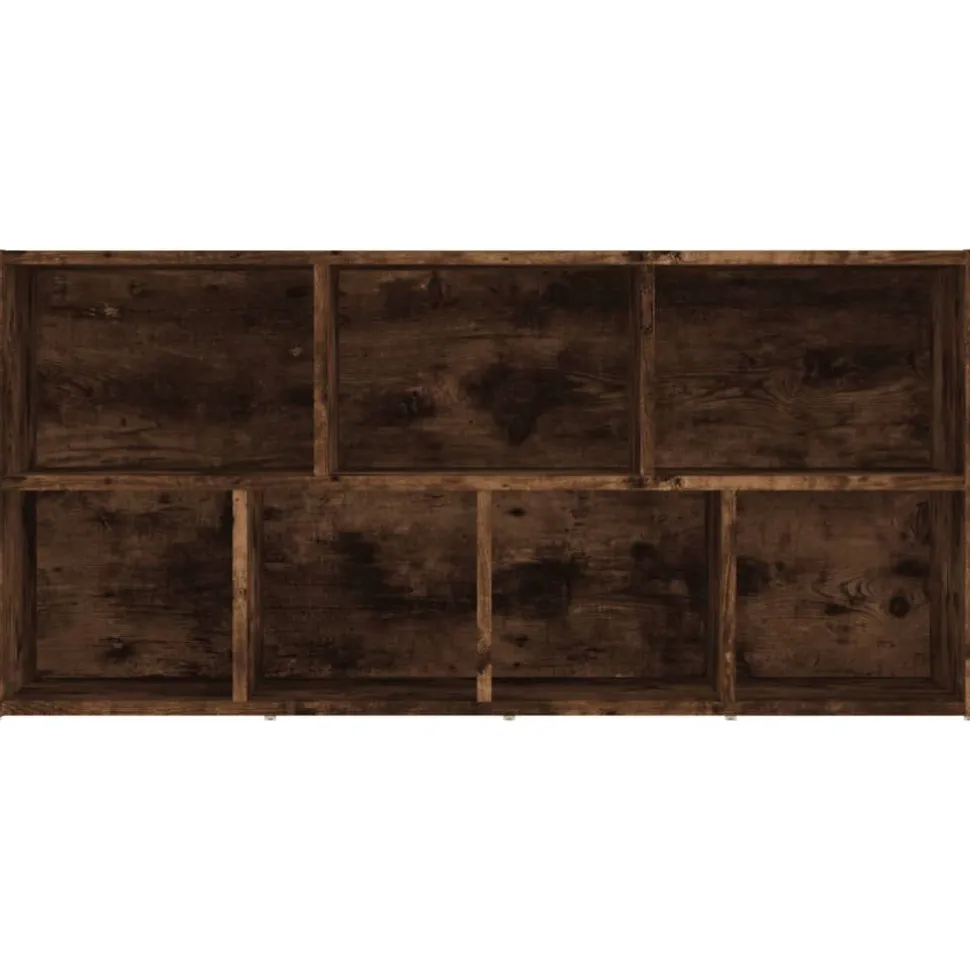 Kirjahylly 50x25x106 cm harmaa