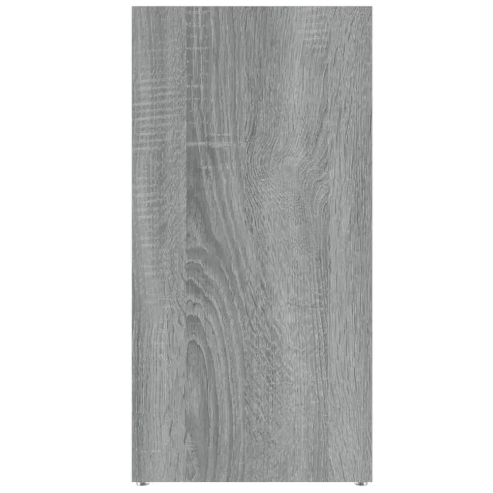 Kirjahylly 50x25x106 cm harmaa