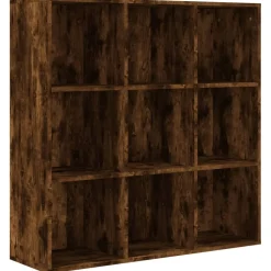 Kirjahylly 2 98x30x98 cm harmaa
