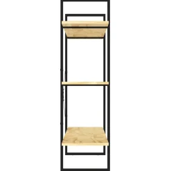Kirjahylly 1 100x30x105 cm lastulevy betoninharmaa