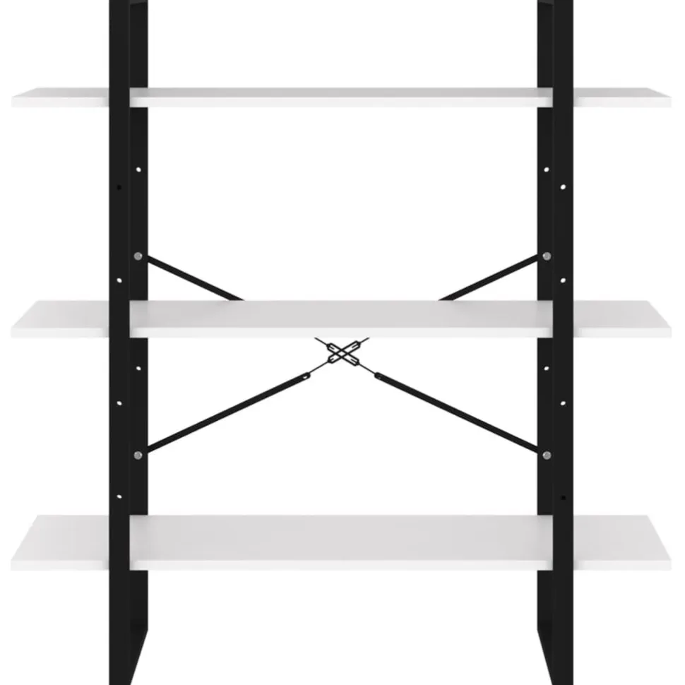 Kirjahylly 1 100x30x105 cm lastulevy betoninharmaa