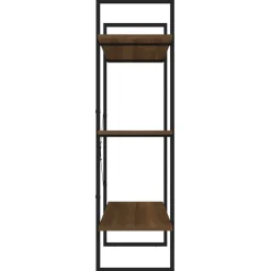 Kirjahylly 1 100x30x105 cm lastulevy betoninharmaa