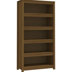 Kirjahylly 50x35x68 cm mänty harmaa