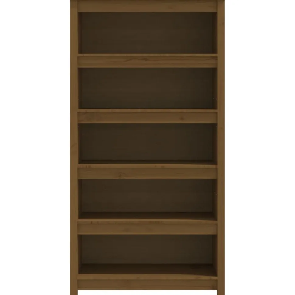 Kirjahylly 50x35x68 cm mänty harmaa