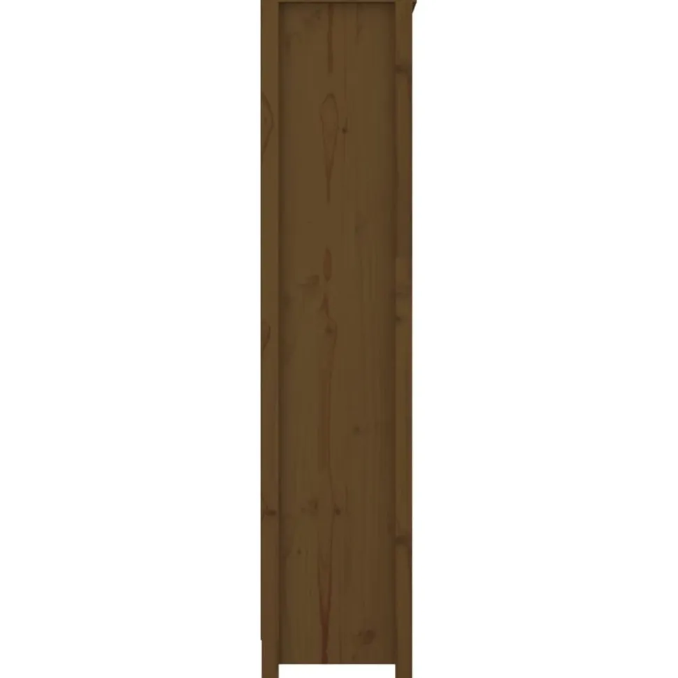Kirjahylly 50x35x68 cm mänty harmaa