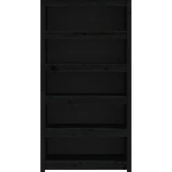 Kirjahylly 50x35x68 cm mänty harmaa