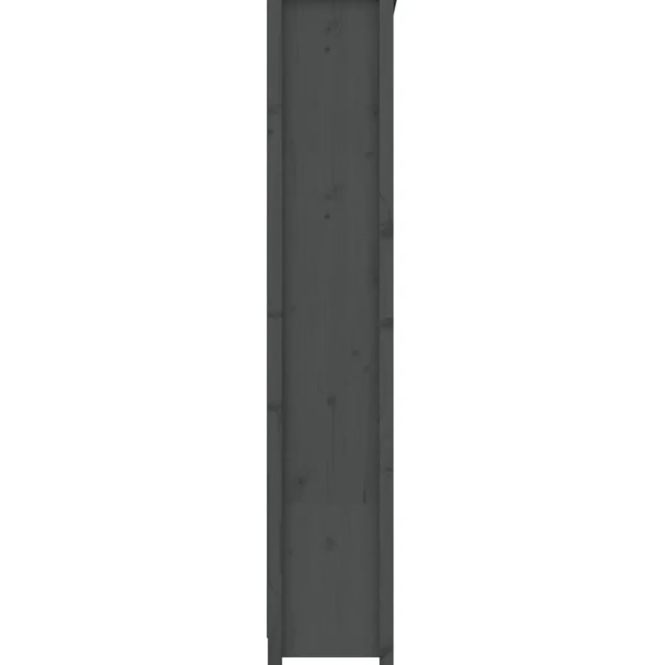 Kirjahylly 50x35x68 cm mänty harmaa