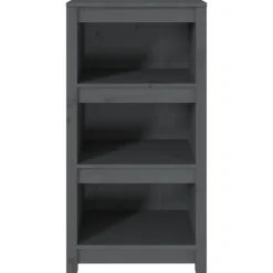 Kirjahylly 50x35x68 cm mänty harmaa