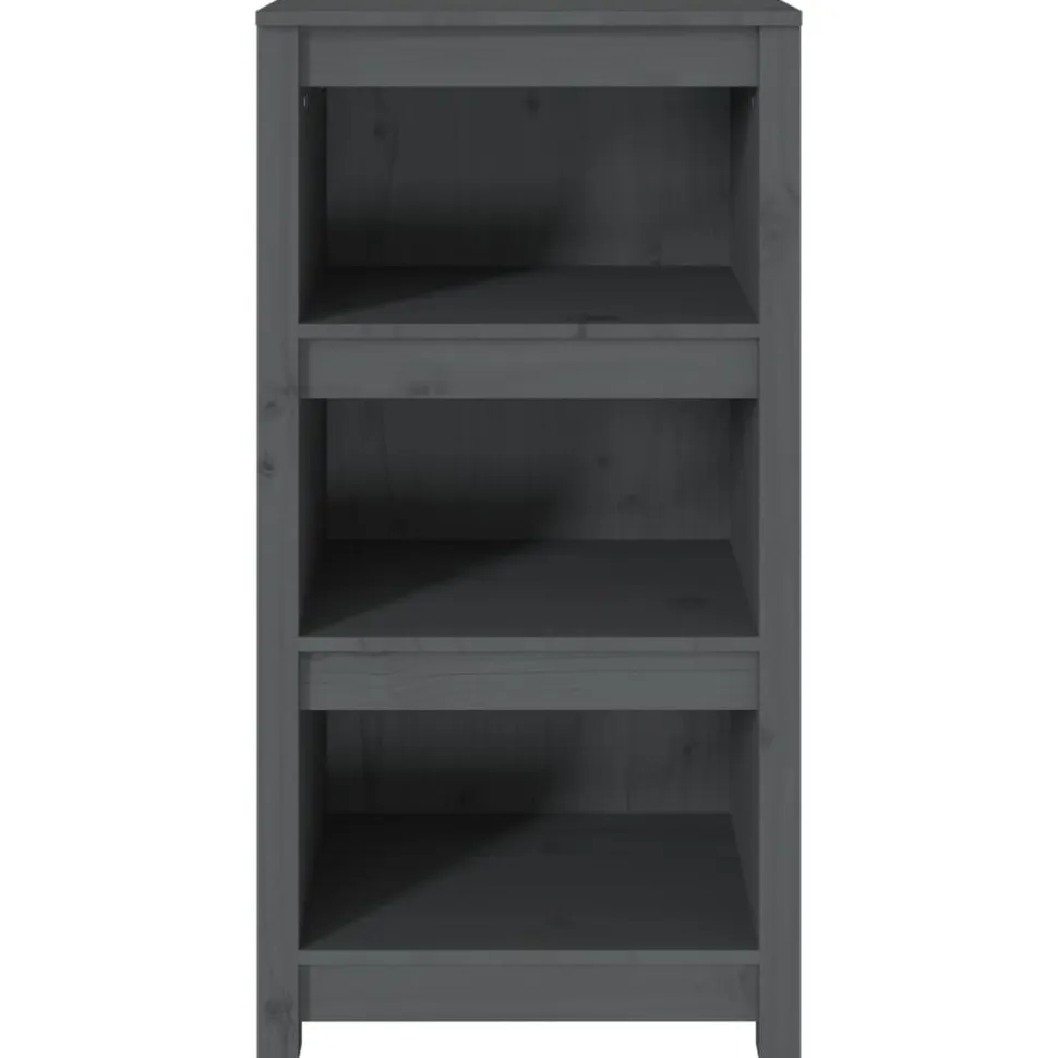 Kirjahylly 50x35x68 cm mänty harmaa