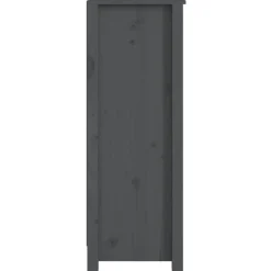 Kirjahylly 50x35x68 cm mänty harmaa