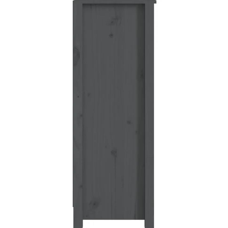 Kirjahylly 50x35x68 cm mänty harmaa