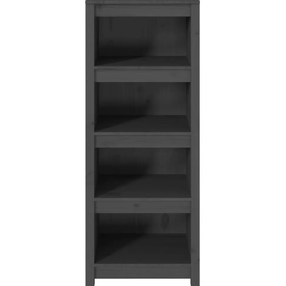 Kirjahylly 50x35x68 cm mänty harmaa