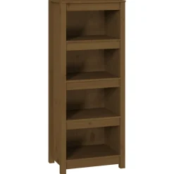 Kirjahylly 50x35x68 cm mänty harmaa