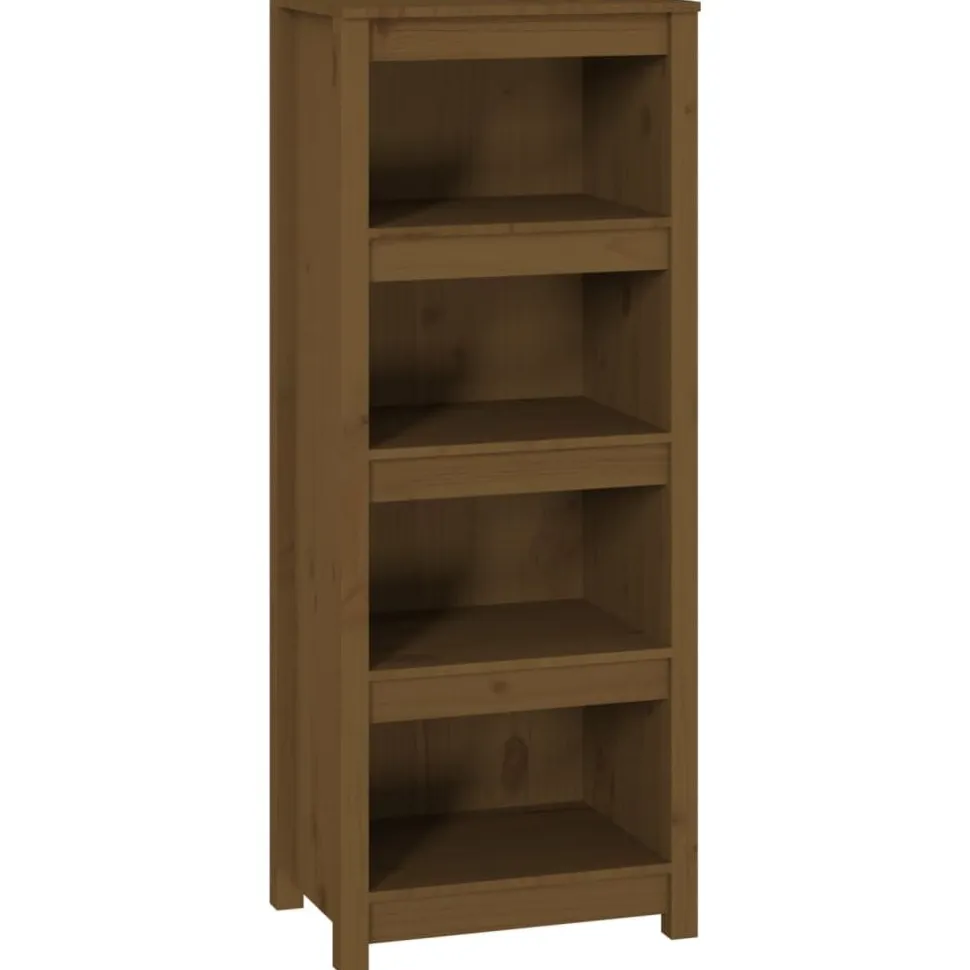 Kirjahylly 50x35x68 cm mänty harmaa