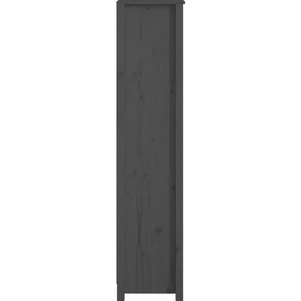 Kirjahylly 50x35x68 cm mänty harmaa