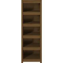 Kirjahylly 50x35x68 cm mänty harmaa