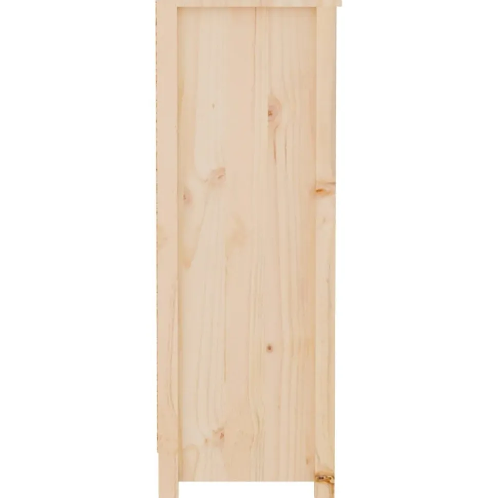Kirjahylly 50x35x68 cm mänty harmaa