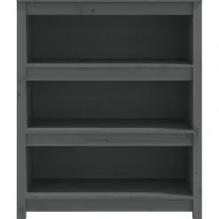 Kirjahylly 50x35x68 cm mänty harmaa